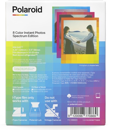 Polaroid i-Type värifilmi Spectrum Edition