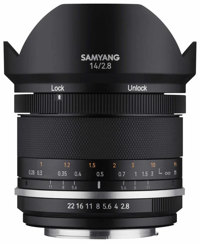 Samyang MF 14mm f/2.8 Mk II objektiivi /Canon M