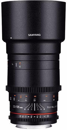 Samyang 135mm T2.2 VDSLR Cine /Nikon