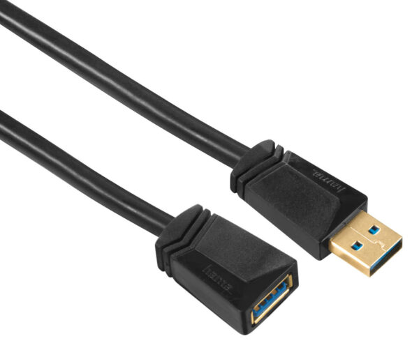 Hama USB 3.0 -jatkokaapeli 1,8 m