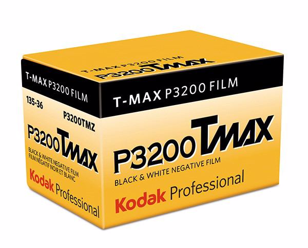 KODAK T-Max P3200 36/135 Mustavalkofilmi