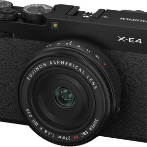 Fujifilm X-E4 Kit XF27mm F2.8 R WR musta