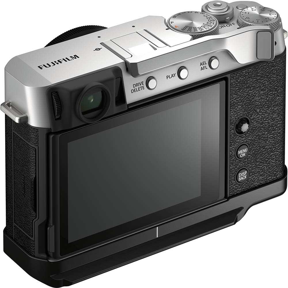 Fujifilm X-E4 järjestelmäkamera Accessory Kit hopea