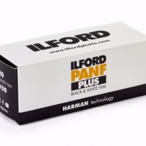 Ilford PAN-F Plus 50 120 Mustavalkofilmi