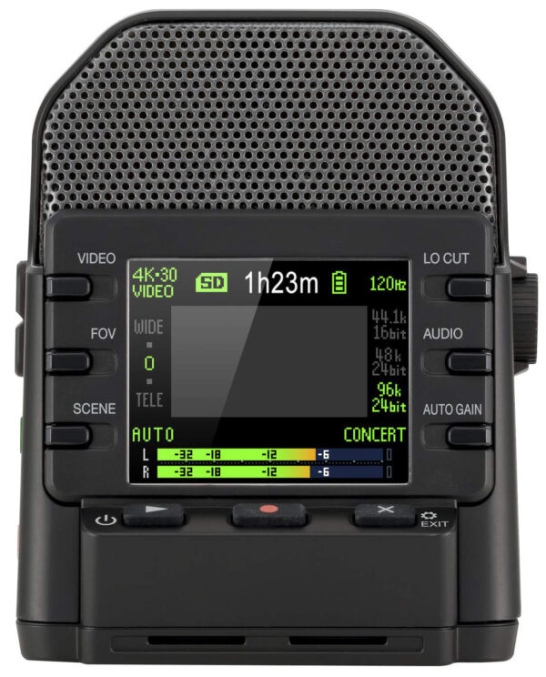 Zoom Q2n-4K videokamera audiotallentimella