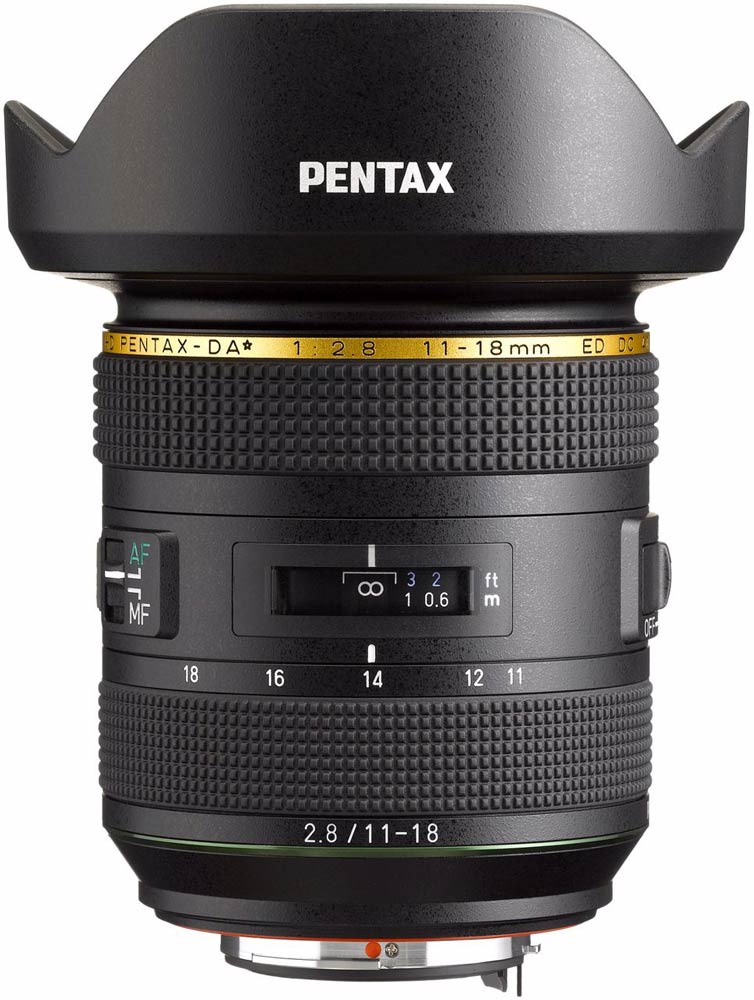 Pentax HD DA 11-18mm f/2.8 ED DC AW