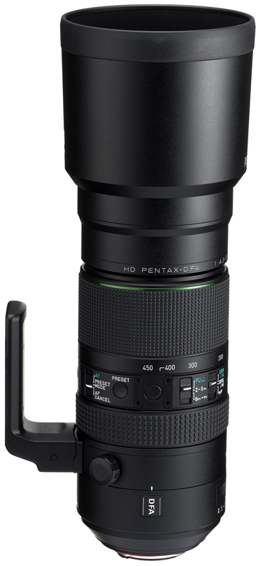 PENTAX HD D FA 150-450mm F4.5-5.6ED DC AW objektiivi