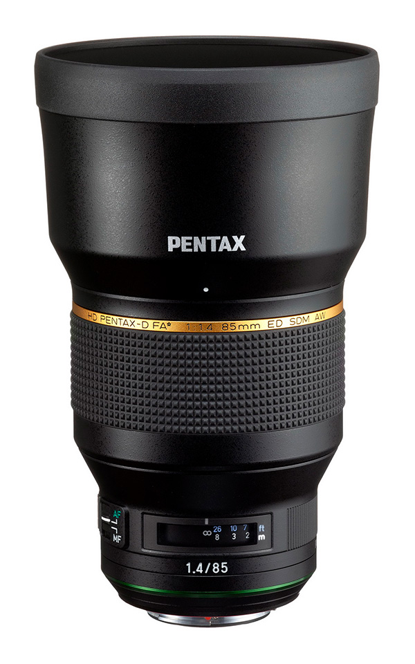 Pentax HD D FA 85mm F1.4ED SDM AW objektiivi