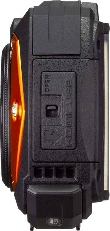Ricoh WG-70 oranssi kompaktikamera