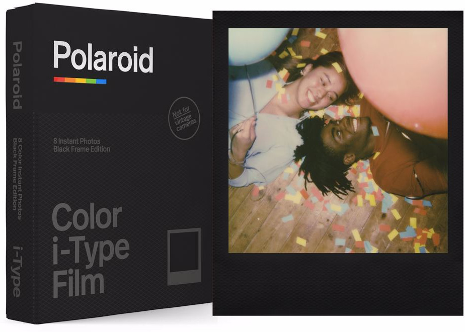 Polaroid i-Type värifilmi Black Edition