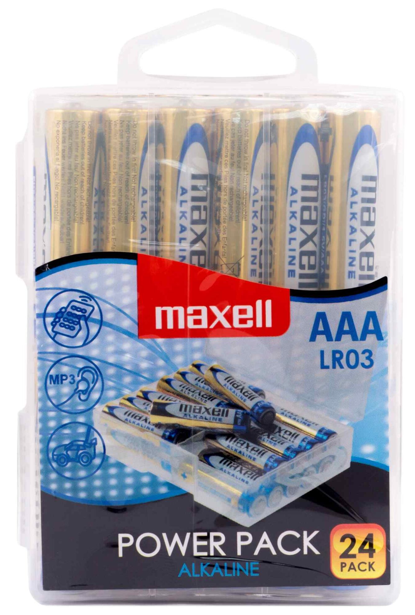 Maxell LR-03 AAA-alkaliparisto 24 kpl