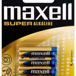 Maxell LR-03 Super AAA-alkaliparisto 4 kpl