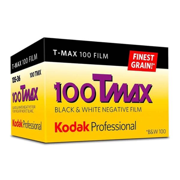 Kodak TMAX 100 135/36 mustavalkofilmi