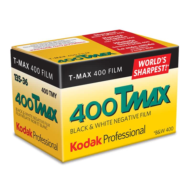 Kodak TMAX 400 135/36 mustavalkofilmi