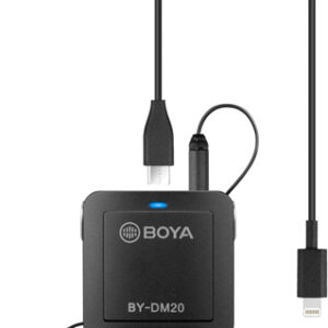 BOYA DM20 Lavalier mikrofoni Dual USB-C / Lightning