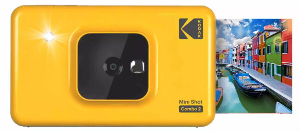 Kodak Mini Shot Combo 2 keltainen tulostinkamera