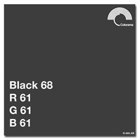 Colorama Paper Background 1.35x11m Black