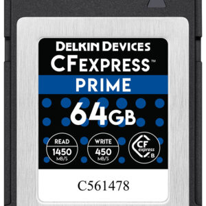 Delkin muistikortti CFexpress 64 Gt Prime