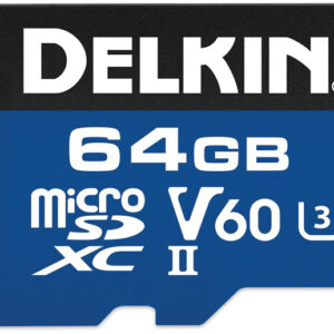 Delkin MicroSDXC 64Gt PRIME 1900X 300Mt/s muistikortti