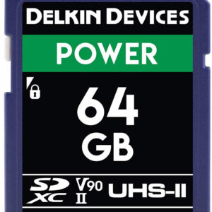 Delkin Power SDXC UHS-II 64 Gt (300 Mt/s) muistikortti