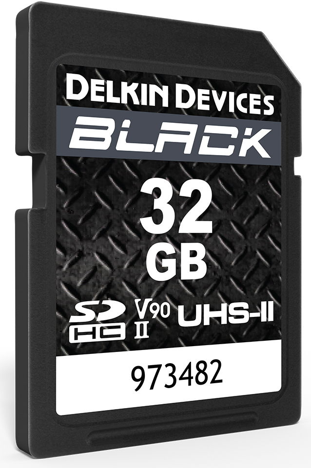 Delkin Black muistikortti SDHC 32 Gt Rugged UHS-II