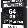 Delkin Black muistikortti SDXC 64 Gt Rugged UHS-II