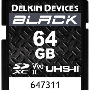 Delkin Black muistikortti SDXC 64 Gt Rugged UHS-II