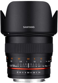 Samyang 50mm f1.4 AS UMC objektiivi /Pentax K