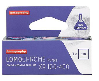 Lomography LomoChrome Purple XR 100-400 120 värifilmi