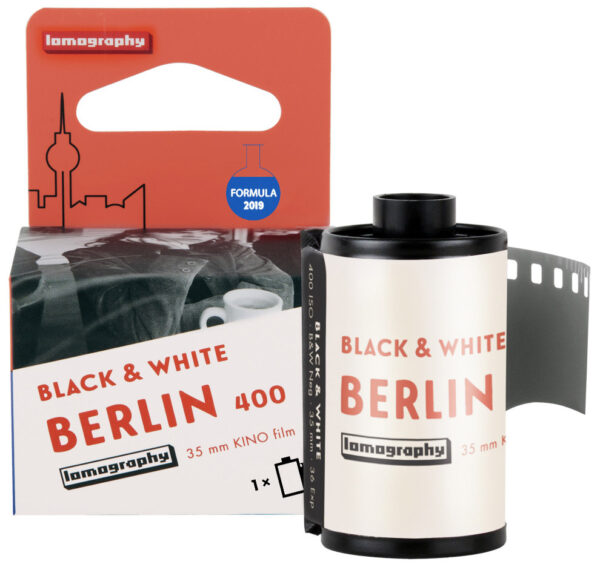 Lomography Berlin Kino 400 135-36 -mustavalkofilmi