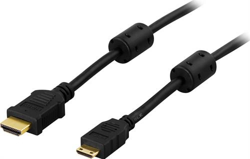 DELTACO HDMI kaapeli HDMI - Mini C 1m