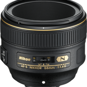 Nikon AF-S Nikkor 58mm f/1.4G objektiivi