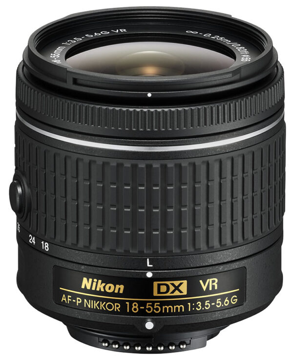 Nikon AF-P Nikkor 18-55mm f/3.5-5.6G VR DX objektiivi