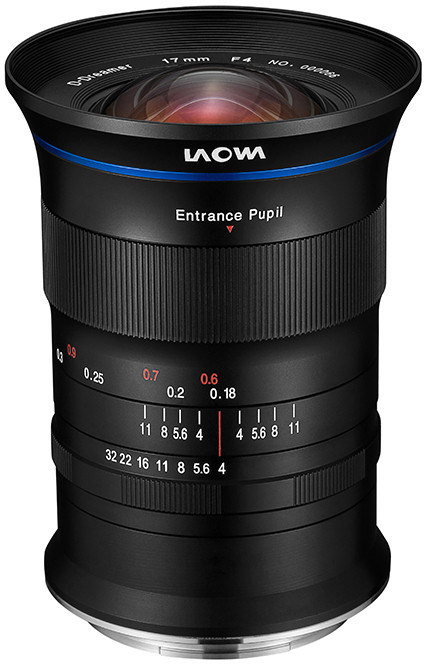 Laowa 17mm f/4 GFX Zero-D objektiivi /Fuji GFX