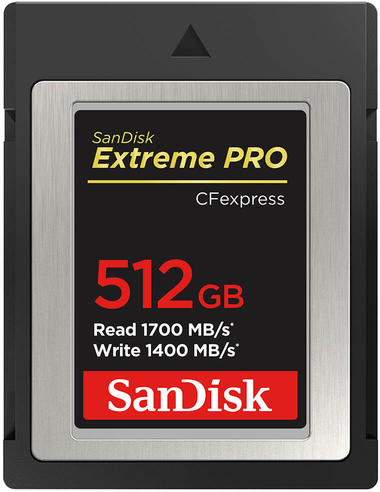 SANDISK CFexpress Extreme PRO 512Gt muistikortti