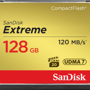 SANDISK CF Extreme 128 GB 120MB/s UDMA7 muistikortti