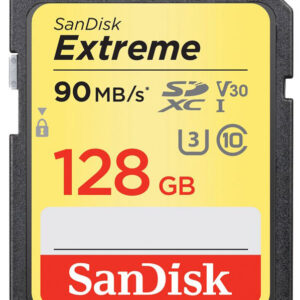 SANDISK SDXC Extreme 128 GB 90/60MB/s UHS-I muistikortti
