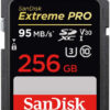 SanDisk SDXC Extreme Pro 256 Gt (95 Mt/s V30) muistikortti