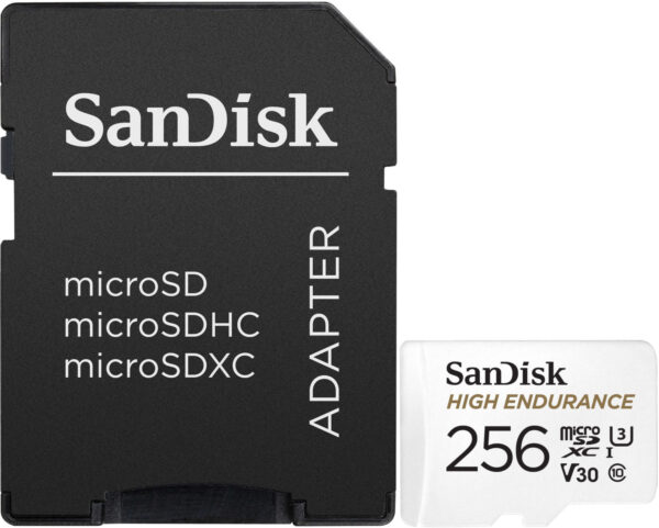 SanDisk High Endurance microSDXC muistikortti 256 Gt