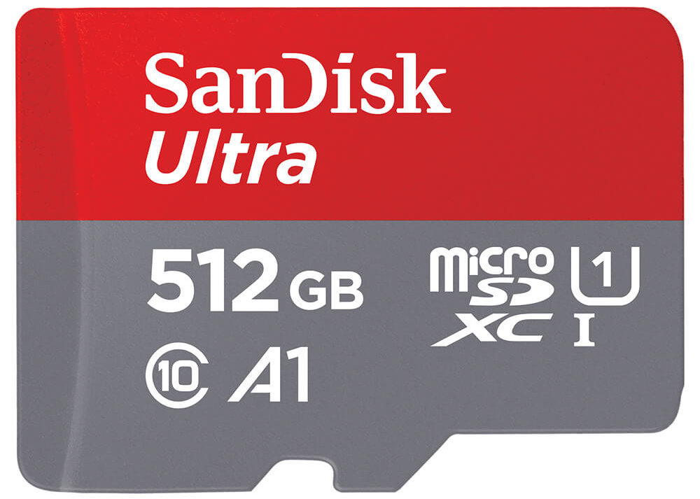 SanDisk muistikortti MicroSDXC 512 Gt Ultra 100MB/s C10 UHS-I