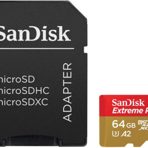 SanDisk MicroSDXC Extreme 64 Gt UHS-I 160 Mt/s muistikortti