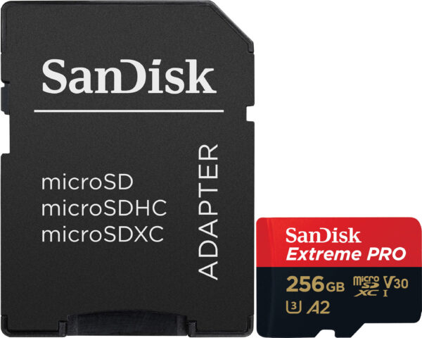 SanDisk MicroSDXC Extreme Pro 256 Gt UHS-I 170 Mt/s muistikortti