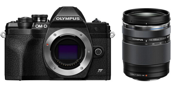 Olympus OM-D E-M10 Mark IV M.Zuiko Digital 14-150mm F4.0-5.6 II Kit Musta