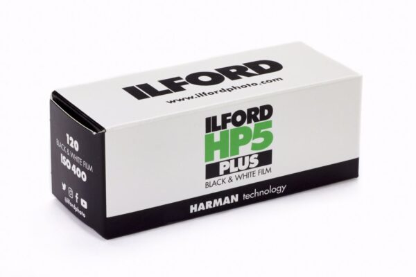 Ilford HP5 Plus 400 120 Mustavalkofilmi