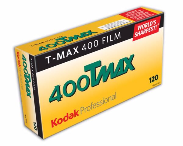 Kodak TMAX 400 -120 mustavalkofilmi 1kpl