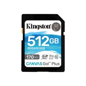 Kingston muistikortti SDXC 512 Gt Canvas Go! Plus UHS-I