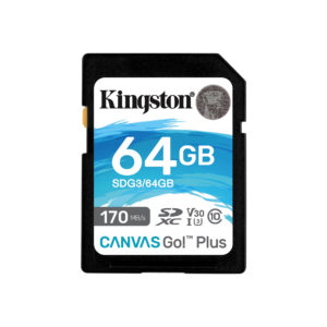 Kingston muistikortti SDXC 64 Gt Canvas Go! Plus UHS-I